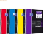 Oxford Projectbook Studium A4+ kariert 5mm 70 Blatt 90 g/qm Optik Pape