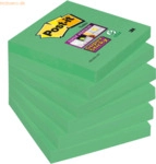Post-it Haftnotiz Super Sticky Notes 76x76mm 90 Blatt immergr&uuml;n