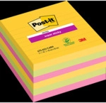 Post-it Haftnotiz Super Sticky Notes - 101 x 101 mm liniert 6x 90 Blat