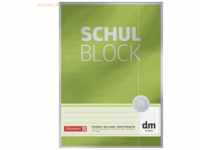 10 x Brunnen Schulblock Premium A4 90g/qm 50 Blatt Lineatur dm