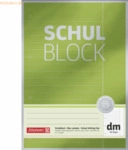 10 x Brunnen Schulblock Premium A4 90g/qm 50 Blatt Lineatur dm