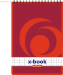 Herlitz Spiralnotizblock A6 kariert 50 Blatt