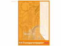 5 x Herlitz Transparentpapierblock A4 65g/qm 30 Blatt