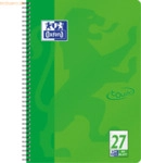 10 x Oxford Collegeblock Touch A4+ liniert 80 Blatt Optik-Paper grasgr