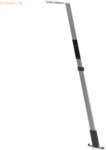 Luctra Leuchte mobil Flex mit Akku Aluminium silber