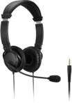 Kensington Headset mit Mikrofon cable 3.5mm Stecker schwarz