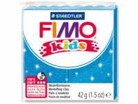 8 x Staedtler Modelliermasse Fimo Kids blau glitter 42g