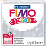 Staedtler Modelliermasse Fimo Kids silber glitter 42g