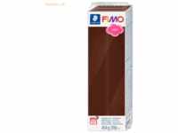 Staedtler Modelliermasse Fimo soft Kunststoff 454g schokolade Großbloc