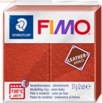 6 x Staedtler Modelliermasse Fimo Kunststoff 57g leather-effekt rost