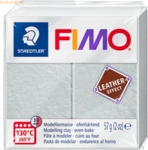 Staedtler Modelliermasse Fimo Kunststoff 57g leather-effekt taubengrau