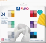 Staedtler Modelliermasse Fimo effect farbig sortiert 24x 25g