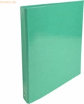 10 x Exacompta Ringbuch Iderama A4 Pappe 4 Ringe 30mm dunkelgr&uuml;n
