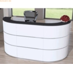 Kerkmann Theke Cento 3a BxT 260x80cm wei&szlig;/anthrazit