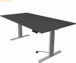 Kerkmann Sitz-/Stehtisch Move 3 BxTxH 200x100x72-120cm silber/anthrazi
