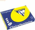 4 x Clairefontaine Kopierpapier Trophee A3 160g/qm VE=250 Blatt kanari