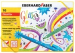 Eberhard Faber Fasermaler Glitzer - 16er Kartonbox sortiert.