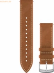 Garmin Garmin Ersatzarmband 20mm Leder Hellbraun mit Naht/Silber