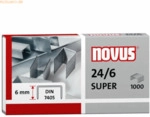 Novus Heftklammer 24/6 DIN Super verzinkt VE=10.000 St&uuml;ck
