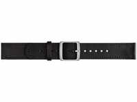Withings Leather Wristband-Black-20 mm, Withings Withings Leder-Armband, 20mm, Steel