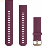 Garmin Garmin Ersatzarmband 20mm Silikon Lila/Gold Schnalle