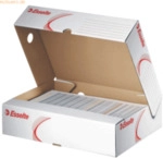 Esselte Archivschachtel 25,5x8x32,9cm wei&szlig; VE=10 St&uuml;ck