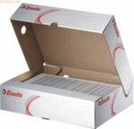 25 x Esselte Archivschachtel 25,5x8x32,9cm wei&szlig;