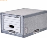 5 x Bankers Box Schubladen Archiv System BxHxT 39x31x56,8cm grau