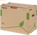10 x Esselte Archiv-Container ECO f&uuml;r Ordner Karton naturbraun