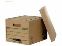 10 x Bankers Box Archivbox Earth BxHxT 33,5x27x39,1cm braun