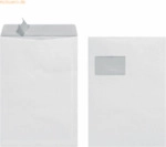 Herlitz Versandtaschen C4 Haftklebung mit Fenster VE=10 St&uuml;ck wei&szlig; 90g