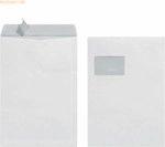 Herlitz Versandtaschen C4 Haftklebung mit Fenster VE=25 St&uuml;ck wei&szlig; 90g