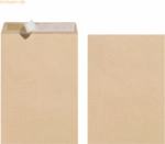 Herlitz Versandtaschen C4 Haftklebung VE=25 St&uuml;ck braun 90g/qm
