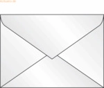 Sigel Briefumschl&auml;ge C5 nassklebend transparent VE=25 St&uuml;ck