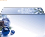 Sigel Briefumschl&auml;ge Weihnachten Blue Harmony DINlang 90g/qm VE=50 St&uuml;