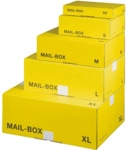 smartboxpro Versandkarton MAILBOX S 255x185x85mm gelb/anthrazit