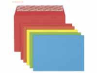 Elco Briefumschläge Color C6 assortiert Haftklebung Papier 100 g/qm VE