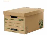 10 x Bankers Box Archivbox Earth groß BxHxT 33,5x27,1x47cm braun