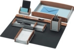 Rumold Schreibtisch-Set Buche/Aluminium VE=6 St&uuml;ck