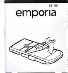 Emporia Akku f&uuml;r Emporia AK-S3-BC Li-Ion 3,8 Volt 2500 mAh schwarz