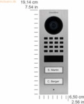 DoorBird DoorBird D1102V IP Vid. T&uuml;rst. V2A Edels. 2 Ruftasten Aufputz