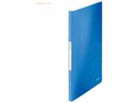 10 x Leitz Sichtbuch Wow A4 20 Hüllen blau metallic