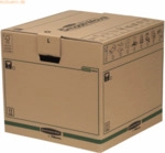 5 x Bankers Box Umzugsbox gro&szlig; 48x41,2x47cm braun