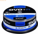 k.A. DVD-Rohlinge DVD+R 4,7GB/16x auf Spindel VE=25 St&uuml;ck