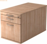 mcbuero.de Rollcontainer 80cm 1 Schub 1 H&auml;ngeregistratur Schloss Bogen