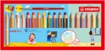 Stabilo Aquarellfarbstift woody 18 ST Kartonetui 18 St&uuml;ck/18 Farben m.