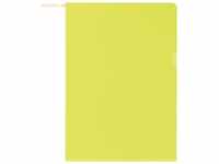 Oxford Sichthülle Premium A4 PVC-Folie 0,15mm VE=25 Stück gelb