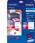 Avery Zweckform Visitenkarten Premium 85x54mm 240 g/qm Inkjet beidseit
