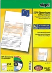 Sigel PC-Bankformular SEPA &Uuml;berweisung VE=250 St&uuml;ck