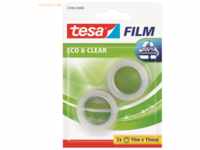12 x Tesa Klebefilm tesafilm Eco&Clear 15mmx10m 2 Stück (Blister)
